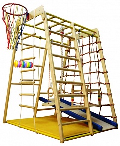  ДСК - Веселый малыш Wood, горка мягкий бортик (Веселый малыш, Wood_горка мягкий бортик)